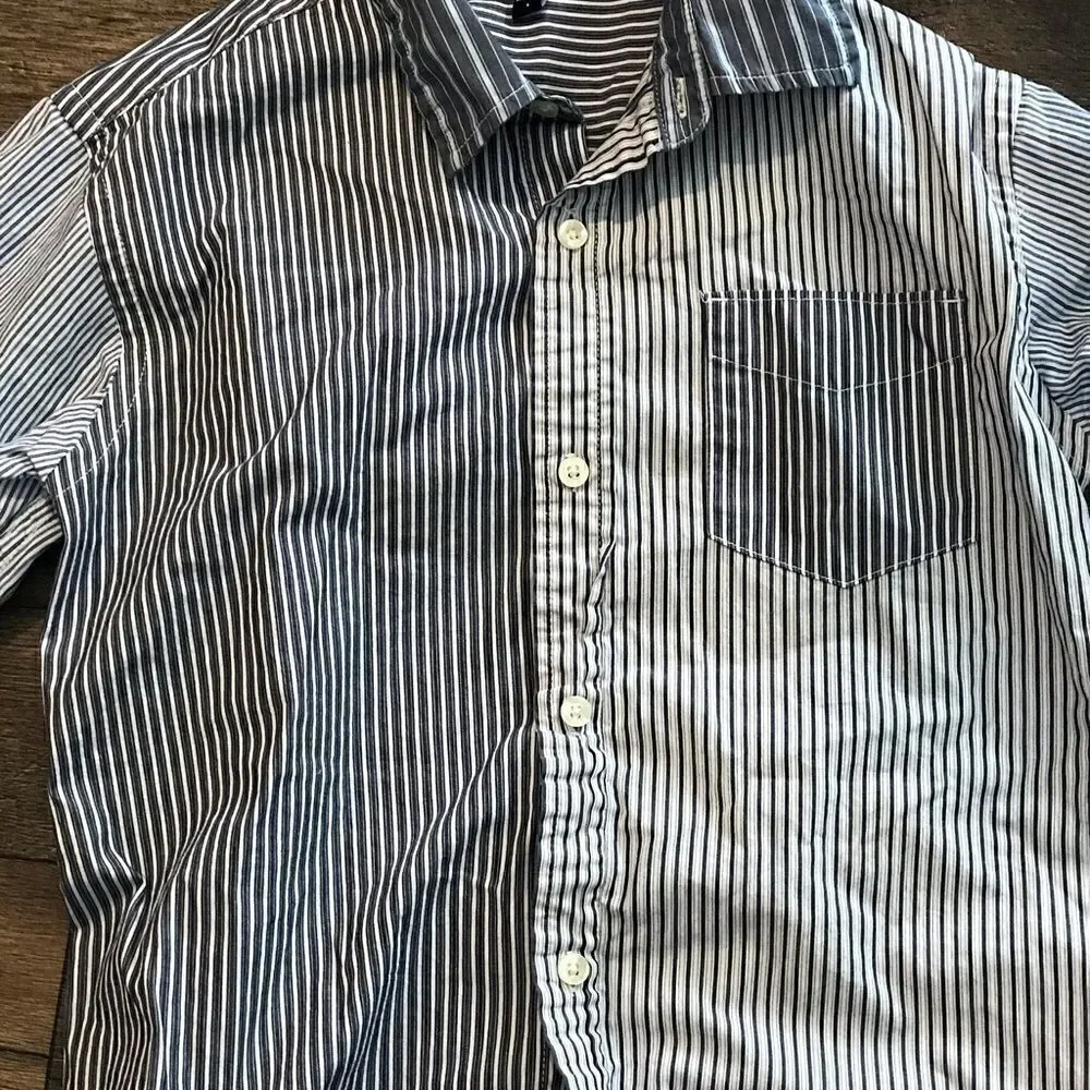 Gap Boys Long Sleeve Blue Dress Shirt Size Large